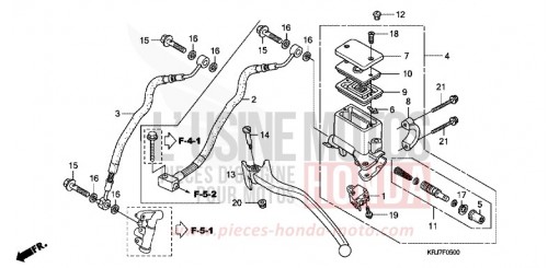 RR. BRAKE MASTER CYLINDER FES125AB de 2011